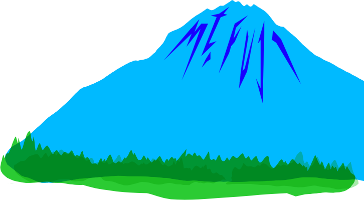 富士山のイラスト
