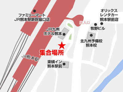 JR熊本駅東口 3番バス乗り場